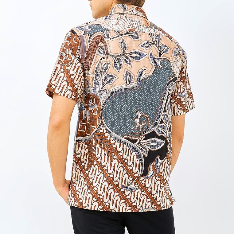 ODZA Batik Regular Fit Kemeja Lengan Pendek Pria Balaraja