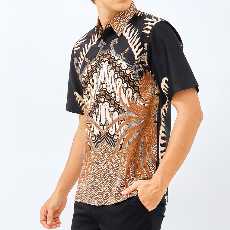 ODZA Batik Regular Fit Kemeja Lengan Pendek Pria Batursta