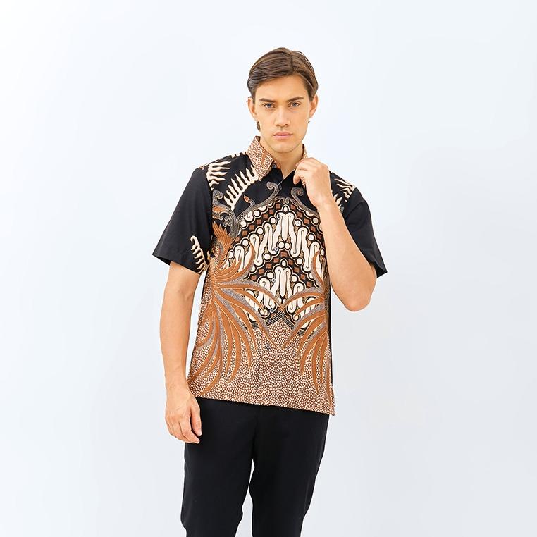 ODZA Batik Regular Fit Kemeja Lengan Pendek Pria Batursta