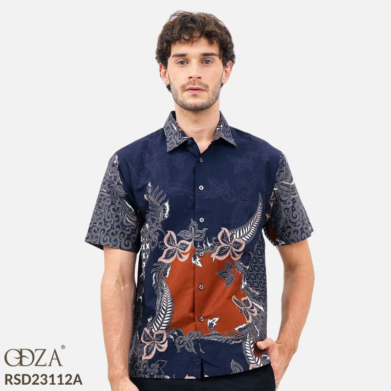 Odza Batik REGULAR FIT Kemeja Lengan Pendek Pria Tarantha