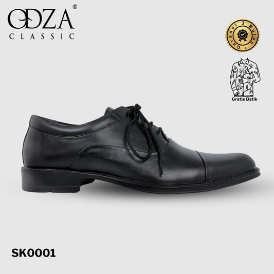 Odza Sepatu Kulit Formal Pantofel Oxford Pria Handmade Kerja Kantor